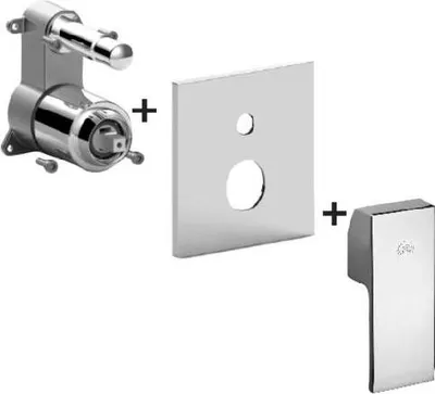 Produktbild von Paffoni Level - Unterputz-Armatur für 2 Ausgänge, Chrom LESBOX015CR