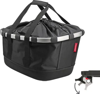 Produktbild von Klickfix Reisenthel Bikebasket GT UniKlip2 Fahrradkorb Einkaufskorb schwarz