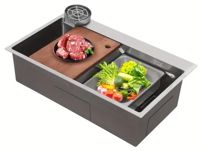 Immagine prodotto di Lavello da cucina - Lavello - Vasca - Lavabo - Lavello singolo - Acciaio inossidabile 304