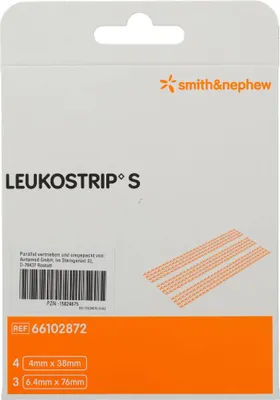 Image de Leukostrip S Bande de suture 2 feuilles de 3/4 de trait 2 P
