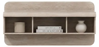 Produktbild von Kadamema - Regal, 120x25x56h cm Eiche Braun, 4 Einlegeböden