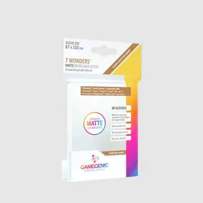 Obrázok produktu pre Gamegenic - Matné obaly na stolové hry Square (73 x 73)