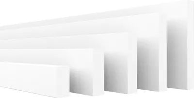 Produktbild von HEXIMO Flachleisten Profil Stuckleisten Wandtäfelung Wand und Deckenrahmen aus XPS Styropor, Paketgröße:20.4 Meter / 12 Leisten, Variante:HFL-5 - 13x90 mm