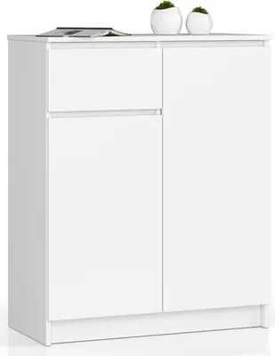 Obrázok produktu pre Komoda 80 cm s 1 zásuvkou a 2 dvierkami, príborník, skriňa, kredenc, výška 99 cm