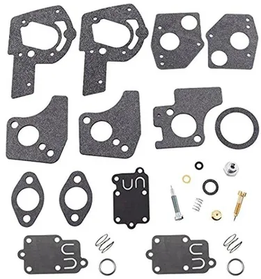 Produktbild von Reparaturset für Carburateur - Membranen - Gummipackungen - für 3-5 PS Briggs 495606 494624 135292 135232 135212 270026 272538 272538S 272637