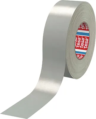 Zdjęcie produktu dla Taśma tkaninowa Tesa Premium (taśma samoprzylepna) wodoodporna taśma pancerna 19 mm x 50 metrów szara