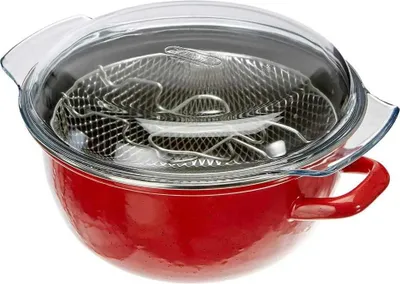 Image de Ibili Korinto Friteuse Avec Panier Et Couvercle 24 Cm Transparent Transparent One Size