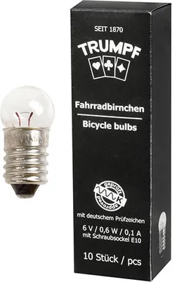 Image de Ampoule 6V 0,6W pour feu arrière, 10 pièces