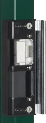 Produktbild von Elektro-Türöffner Locinox SEH-R Ruptura (umkehrbar) für H-Metall-Einsteckschloss, 12V AC/DC, schwarz (RAL 9005)