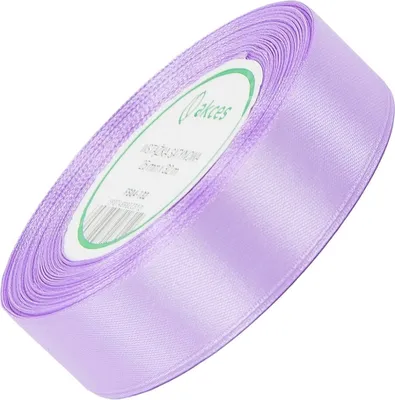 Zdjęcie produktu dla Wstążka satynowa liliowa 25mm - 32mb