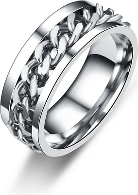 Produktbild von INF Anti-Stress-Ring mit Flaschenöffnungsfunktion Silber 20,7 mm Silber S