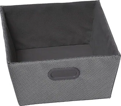 Produktbild von Ankleidekorb polyester h15xl32,5xp40cm - silber - Tendance