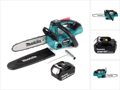 Obrázok produktu pre Akumulátorová reťazová píla Makita DUC 254 F1 18 V 25 cm bez kefiek + 1x batéria 3,0 Ah - bez nabíjačky