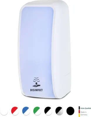 Produktbild von Desinfektionsspender SENSOR, berührungslos bis zu 1.000 Anwendungen je 1-Liter, blitzschneller Kartuschenwechsel, Blanc Cosmos : Farbe - Weiß Farbe: Weiß