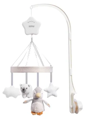 Obrázok produktu pre Hrazdička Nuby s uspávankami, motív tučniaka, univerzálna veľkosť