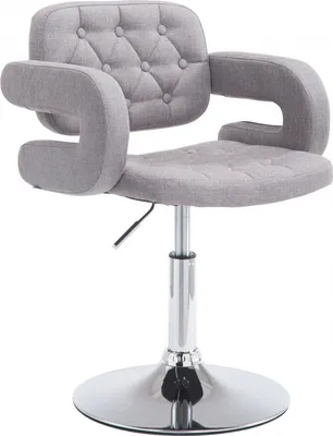 Produktbild von CLP Lounger Dublin Stoff mit Armlehne grau