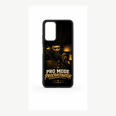 Immagine prodotto di Custodia per Xiaomi Redmi Note 11 5G, cover protettiva per cellulare con motivo "Procrastinazione" – LUNØIR ©