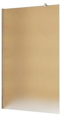 Produktbild von Duschspa Walk-In Dusche 120x200cm Mattiertes Duschwand 10mm NANO ESG-Glas mit 140cm Stabilisator F132 Duschabtrennung