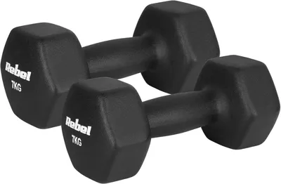 Produktbild von Neopren HEX Hanteln 2x7 kg, Gusseisen, für Krafttraining