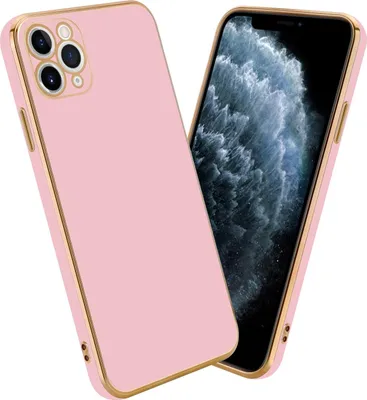 Immagine prodotto di Cadorabo custodia protettiva per Apple iPhone 13 PRO MAX in rosa custodia del telefono cellulare custodia in silicone TPU custodia di protezione della fotocamera caso