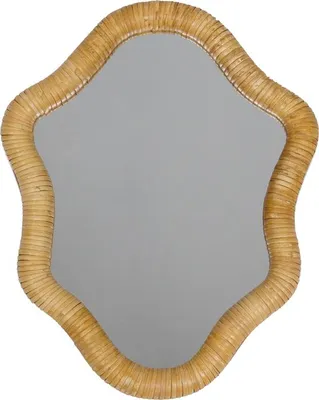 Produktbild von KidsDepot Spiegel - Mari - Rattan | KidsDepot