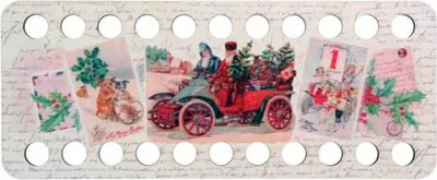 Image de RTO "Organiseur de fils de Noël" DZ31019, 9x22cm, bois