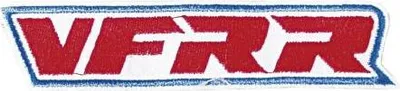 Produktbild von Aufnäher - VFRR - 04225 - Gr. ca 12 x 3 cm - Patches Stick Applikation