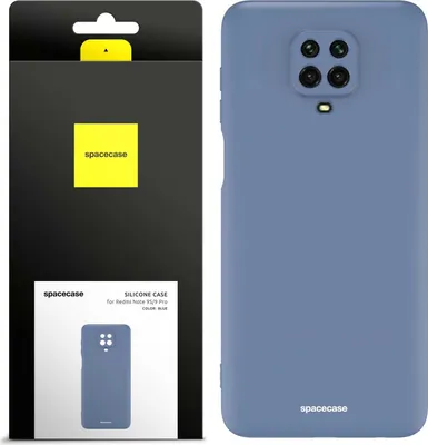 Immagine prodotto di Custodia in silicone SPACECASE Custodia in silicone per Xiaomi Mi Note 9S/9 Pro Blu