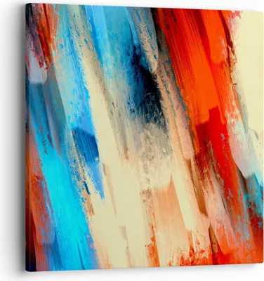 Produktbild von Bild auf Leinwand - Leinwandbild - Abstraktion modern - 40x40cm - Wand Bild - Wanddeko - Wandbilder - Leinwanddruck - Bilder - Kunstdruck - Wanddekoration - Leinwand bilder - Wandkunst - AC40x40-4087