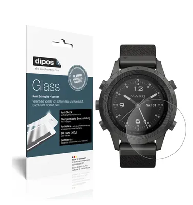 Produktbild von 1x Schutzfolie für Garmin MARQ Commander matt - Anti-Shock 9H Folie dipos Glass Kunststoffglas