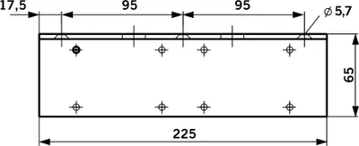 Produktbild von Dorma Sturzfutterwinkel zu TS 73 V silberfarbig - 37000301