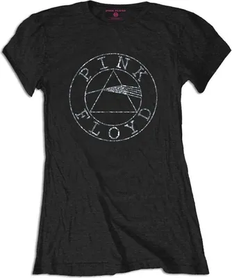 Obrázek produktu pro Pink Floyd Circle Logo Black 2XL Dámské Tričko