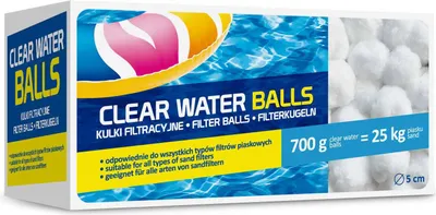 Produktbild von Gamix Waschbar Filterbälle für Pool | Filterballs für sandfilteranlagen | Kompatibel mit Allen handelsüblichen Sandfilteranlagen | 700g ersetzt 25 kg Filtersand
