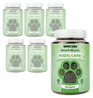 Zdjęcie produktu dla Uniszki Trenerki Dziczyzna 6x150g Przysmak Treningowy Dla Psa