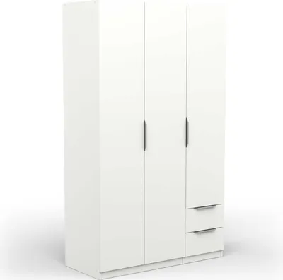 Produktbild von Kleiderschrank Spectre 120cm - matt weiß