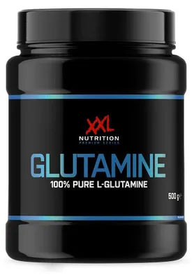 Produktbild von XXL Nutrition - Glutamin - Glutamin Pulver, L Glutamin, Aminosäuren Pulver - Geschmacksneutral - 500 Gramm