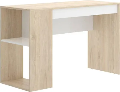 Produktbild von Schreibtisch Grigna,  115 x 50 x 74 cm,  Eiche und Weiß