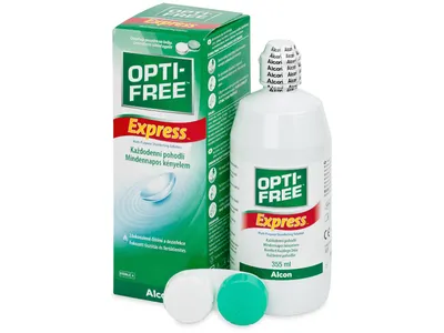 Obrázek produktu pro Opti-Free Express - Účinný čisticí roztok pro hygienu kontaktních čoček, 355 ml.