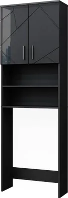 Produktbild von Waschmaschinenschrank Vicco Irma Anthrazit Hochglanz 64 x 190.5 cm, Model 41577