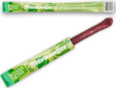 Produktbild von Ridderheims Sticks Bierbanger 50g Snack-Salami luftgetrocknet Schweinefleisch 30cm vakuumiert - aus Schweden
