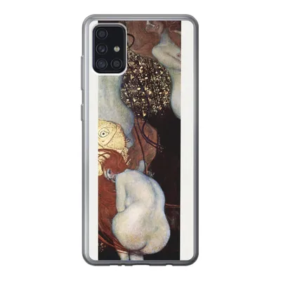 Produktbild von MuchoWow® Handyhülle Schutzhülle Hülle für Samsung Galaxy A52 5G Goldfisch - Gustav Klimt Silikon Softcase Handy Hülle - Umschlag