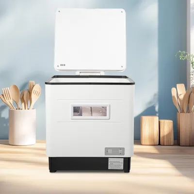 Produktbild von Vollautomatische Geschirrspülmaschine Geschirrspüler Freistehend Energiesparend   Geschirrspüler Tischgeschirrspüler 41-60L Zuhause