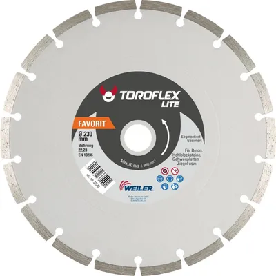 Produktbild von toroflex Diamant Trennscheibe Beton Hohlblocksteine Gehwegplatten Ø 180 mm