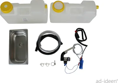 Produktbild von Miniküche Wohnmobil Markt Campingküche Küchenblock Bausatz Spüle 325x176x100mm