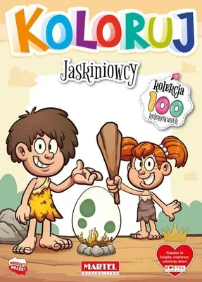 Productafbeelding van Kolorowanka "Koloruj" Jaskiniowcy Martel