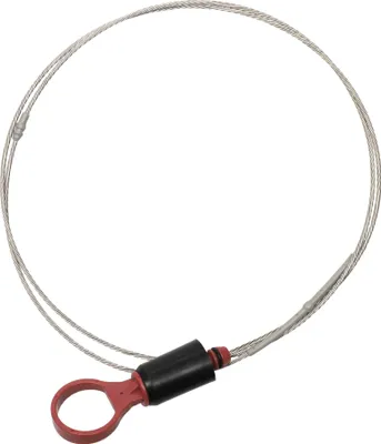 Produktbild von Kein. 1515985 Motorölpeilstab für Scania Rot Silber Ton Ölstand Peilstab Doppelloch Anzeige Kunststoff Metall 1 Stück