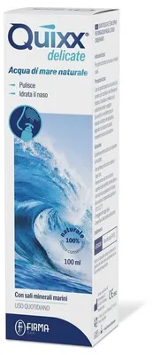 Produktbild von QUIXX Nasenspray-Lösung für sanfte Nasenspülungen, Meerwasser, isotonisch, 100 ml