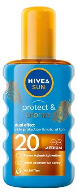 Obrázek produktu pro Olej na opalovn ve spreji podporujc zhndnut SPF 20 Sun (Protect & Bronze Oil) 200 ml