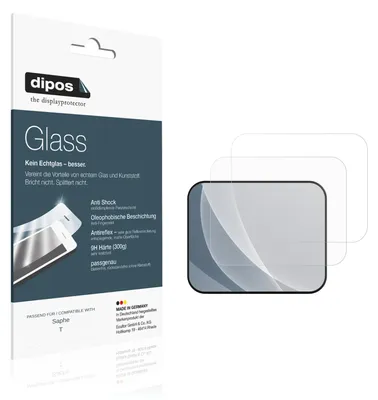 Image de 2x Protection ecrán pour Saphe T mat Verre souple Film Protecteur 9H dipos