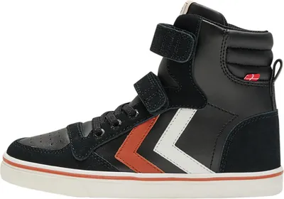 Produktbild von Hummel Slimmer Stadil High Jr Sneaker Schuhe schwarz 212074-2001, Schuhgröße:39 EU